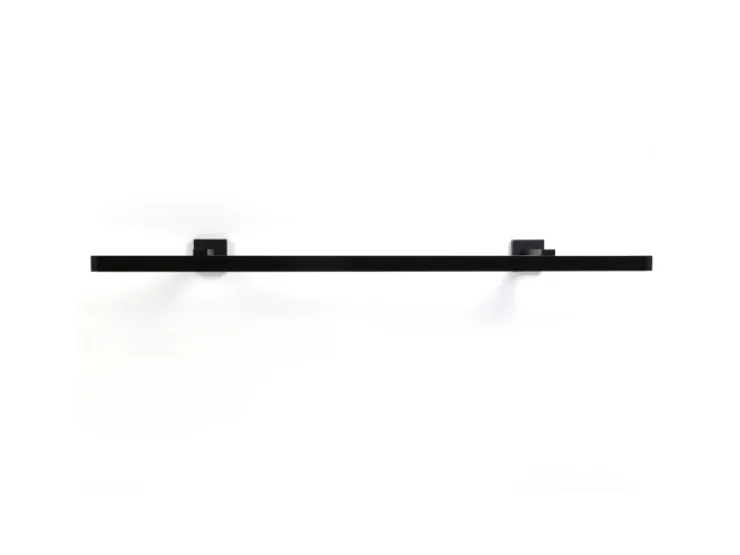 Deco-Raum Gardinenschiene nach Maß 1-Lauf Cube Schwarz 300cm* Gardinenschienen