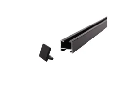 Deco-Raum Gardinenschiene nach Maß 1-Lauf Square 160cm