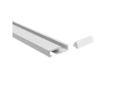 Deco-Raum Gardinenschiene nach Maß 1-Lauf Deckenmontage Minimal 240cm