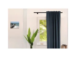 Deco-Raum Gardinenstange nach Maß 1-Lauf Kappe Ø 25mm 190cm* Gardinenstangen