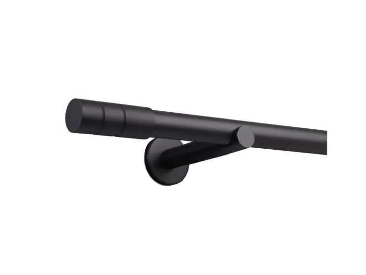 Deco-Raum Gardinenstange nach Maß 1-Lauf Zylinder Ø 25mm 440cm* Türvorhänge|Vorhänge