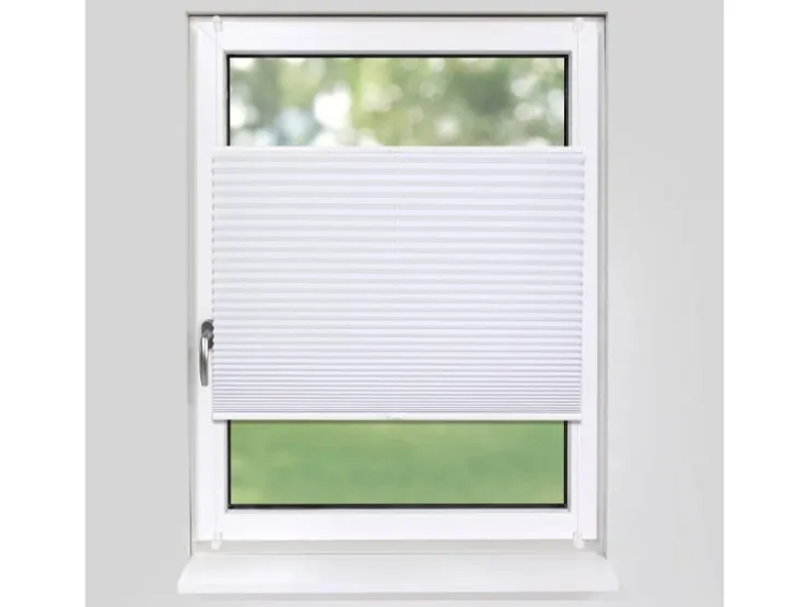 Deco-Raum Plissee Basic ohne Bohren 110x150cm Blickdicht Klemmfix* Plissees