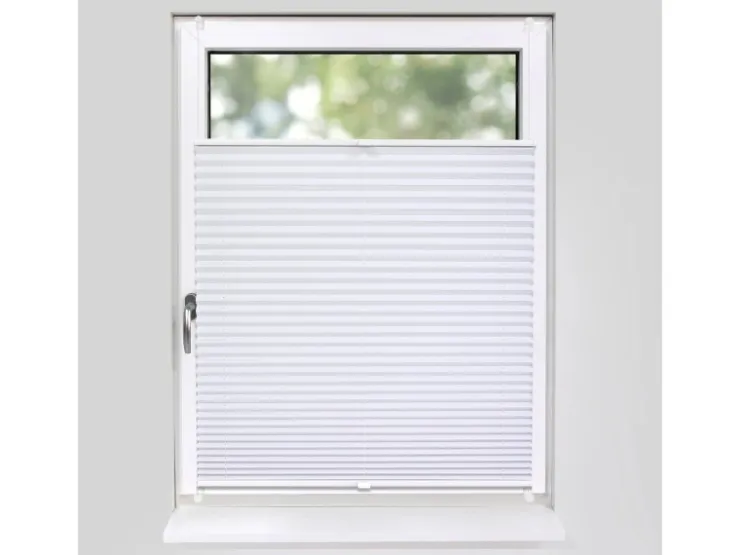 Deco-Raum Plissee Basic ohne Bohren 110x150cm Blickdicht Klemmfix* Plissees