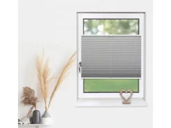 Deco-Raum Plissee Basic ohne Bohren 120x150cm Blickdicht Klemmfix* Plissees