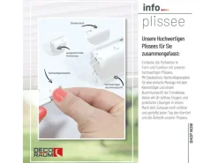 Deco-Raum Plissee Basic ohne Bohren 95x150cm Blickdicht Klemmfix
