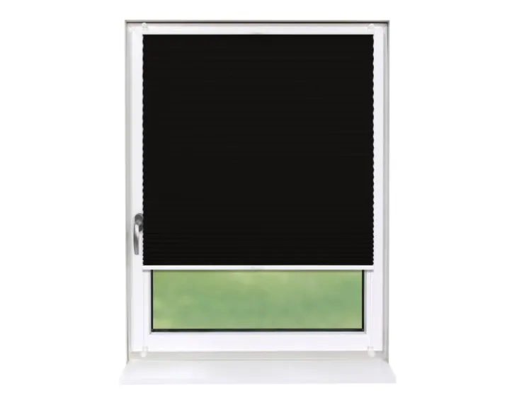 Deco-Raum Plissee Basic ohne Bohren 75x150cm Blickdicht Klemmfix