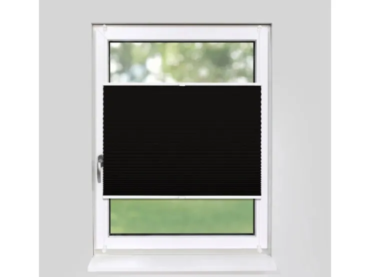 Deco-Raum Plissee Basic ohne Bohren 75x150cm Blickdicht Klemmfix