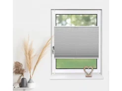Deco-Raum Plissee Basic ohne Bohren 40x150cm Blickdicht Klemmfix* Plissees