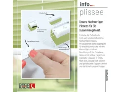 Deco-Raum Plissee Basic ohne Bohren 40x150cm Blickdicht Klemmfix