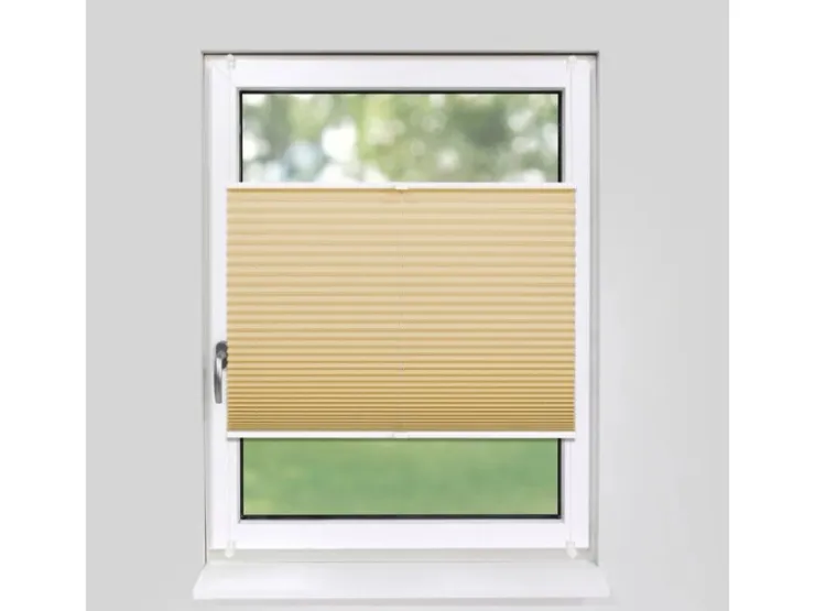 Deco-Raum Plissee Basic ohne Bohren 55x150cm Blickdicht Klemmfix* Plissees