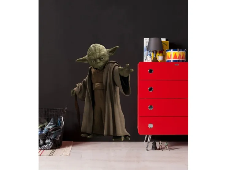 Komar Deco-Sticker Star Wars Yoda 100 x 70 cm