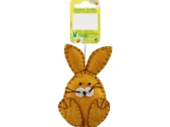 Deko Hasehänger aus Filz 9 cm Orange