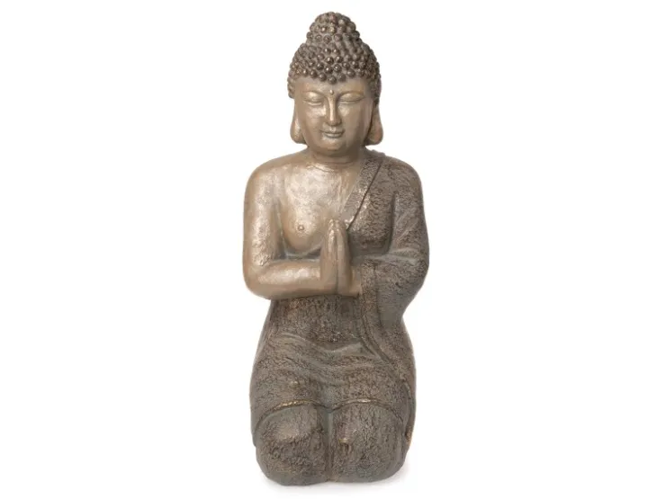 Deko-Figur Buddha Knieend 59,5 cm* Vogeltränken