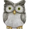 Dekofigur Eule Grau-Braun 10 cm x 7 cm x 3 cm* Dekorative Figuren