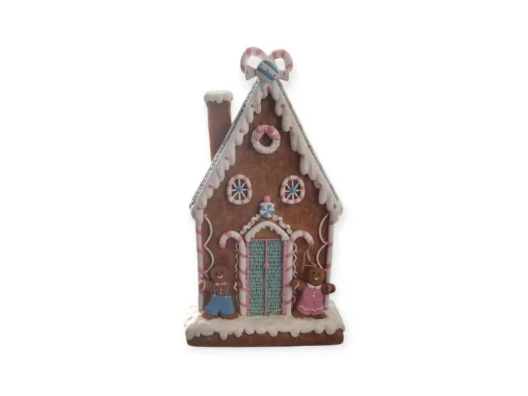 Dekofigur Pfefferkuchen Haus 30 cm* Dekorative Figuren