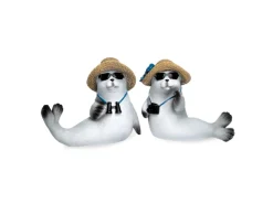 Deko-Figur Seehund Liegend 10 cm