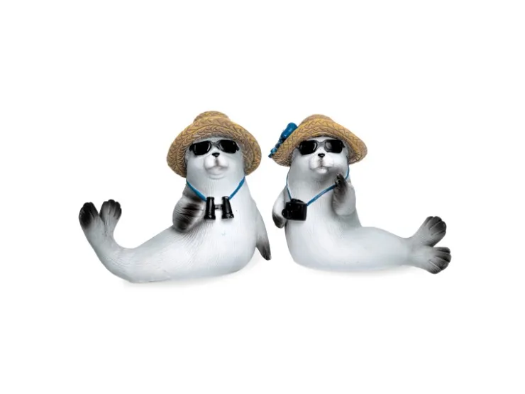 Deko-Figur Seehund Liegend 10 cm