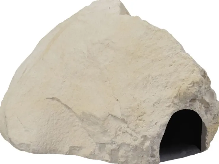 Dekofigur Terraristik Höhle L2 Sandstein Hell