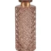 Deko-Flasche Safari Lodge Glas 5,5 cm x 13 cm Rosa