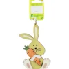 Deko-Hase mit Karotte 21 cm x 8 cm x 1 cm Bunt* Ostern