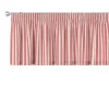 Dekoria Kurzgardine mit Kräuselband aus Stoffkollektion Quadro in Rot-Ecru in 130 x 40 cm* Türvorhänge