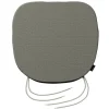 Dekoria Stuhlkissen Marcus mit Bindeschnur aus Stoffkollektion Living II in Grau-Beige in 40 x 37 x 2,5 cm