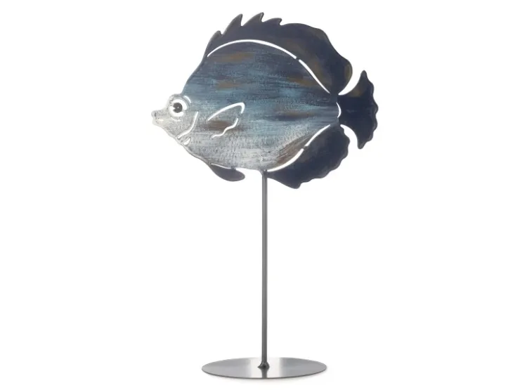 Deko-Sonnenbarsch Metall 28 cm* Dekorative Figuren