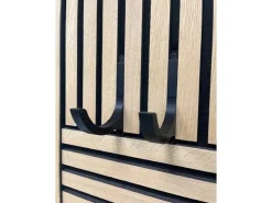 Denpanels Weinregal 3D für Akustikpaneele 23,5 cm x 13 cm x 2 cm Schwarz