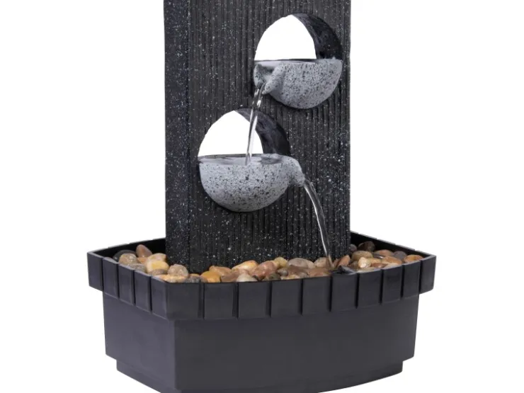 Dobar Indoor-Brunnen 2 Becken 26 cm x 20,5 cm x 16,5 cm* Zimmerbrunnen