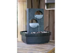 Dobar Indoor-Brunnen 2 Becken 26 cm x 20,5 cm x 16,5 cm* Zimmerbrunnen