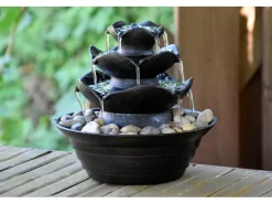 Dobar Indoor-Brunnen 3 Etagen 20,6 cm x 22,2 cm x 22,2 cm* Zimmerbrunnen