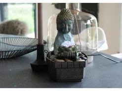 Dobar Indoor-Brunnen Buddha 27 cm x 20,5 cm x 16,5 cm* Zimmerbrunnen
