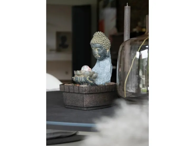 Dobar Indoor-Brunnen Buddha 27 cm x 20,5 cm x 16,5 cm* Zimmerbrunnen
