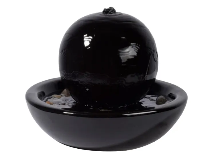 Dobar Indoor-Brunnen Kugel 19,1 cm x 24 cm x 24 cm x* Zimmerbrunnen