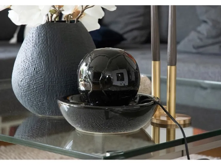 Dobar Indoor-Brunnen Kugel 19,1 cm x 24 cm x 24 cm x* Zimmerbrunnen