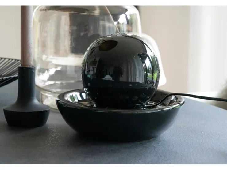 Dobar Indoor-Brunnen Kugel 19,1 cm x 24 cm x 24 cm x* Zimmerbrunnen