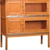 Dobar Kleintierstall mit 2 Etagen 115 cm x 45 cm x 116 cm FSC®