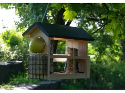 Dobar Multifunktions-Futterstation 7-in-1 Kiefer Grün FSC®* Vogelbedarf
