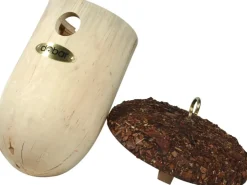 Dobar Nistkasten Eichel-Form mit braunem Rinden-Dach* Vogelbedarf