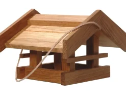 Dobar Vogelfutterhaus Basis Eichenholz* Vogelbedarf