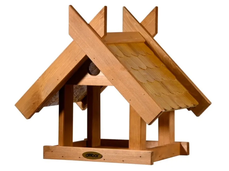Dobar Vogelfutterhaus Blätterfall für Ständemontage FSC®* Vogelbedarf