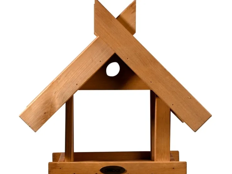Dobar Vogelfutterhaus Blätterfall für Ständemontage FSC®* Vogelbedarf