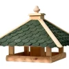 Dobar Vogelhaus Bitumen-Dachschindeln Grün 54 x 54 x 38 cm FSC®* Vogelbedarf