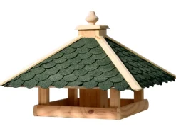 Dobar Vogelhaus Bitumen-Dachschindeln Grün 54 x 54 x 38 cm FSC®* Vogelbedarf