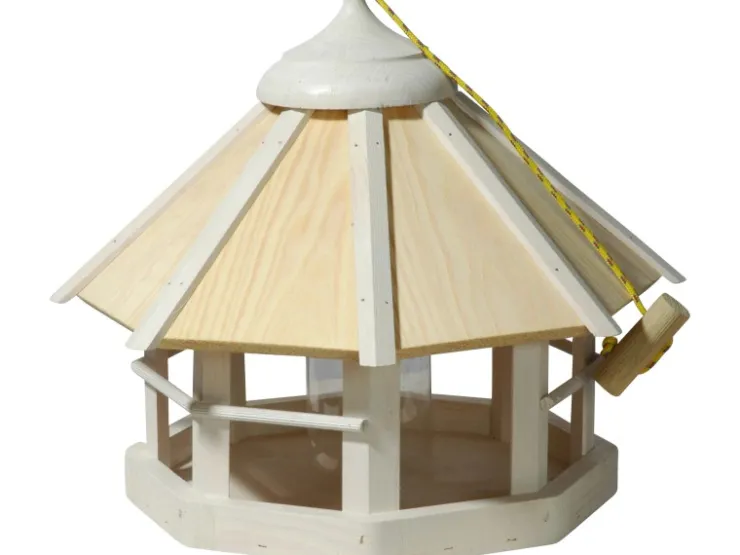 Dobar Vogelhaus Camouflage 8-Eckig mit Futtersilo Hängend FSC®* Vogelbedarf