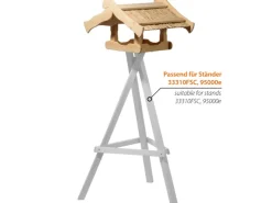 Dobar Vogelhaus Kunoy mit Schilfdach für Ständer FSC®