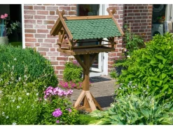 Dobar Vogelhaus Westfalen mit Futterhaus 78 cm x 62 cm x 58 cm Kiefer