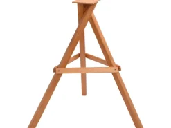 Dobar Vogelhaus-Ständer 66,5 x 66,5 x 84 cm Braun dreibeinig Eiche