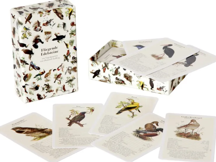 Dobar Vogelquartett Fliegende 9,3 cm x 13,4 cm x 3,5 cm Edelstein* Vogelbedarf