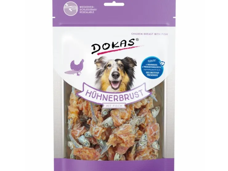 Dokas Hühnerbrust mit Fisch 220 g